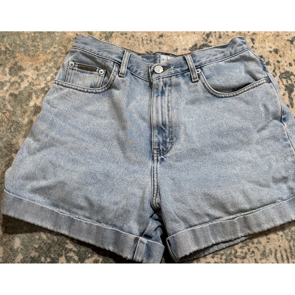 Vintage 1990s Calvin Klein Women's denim shorts Size 8